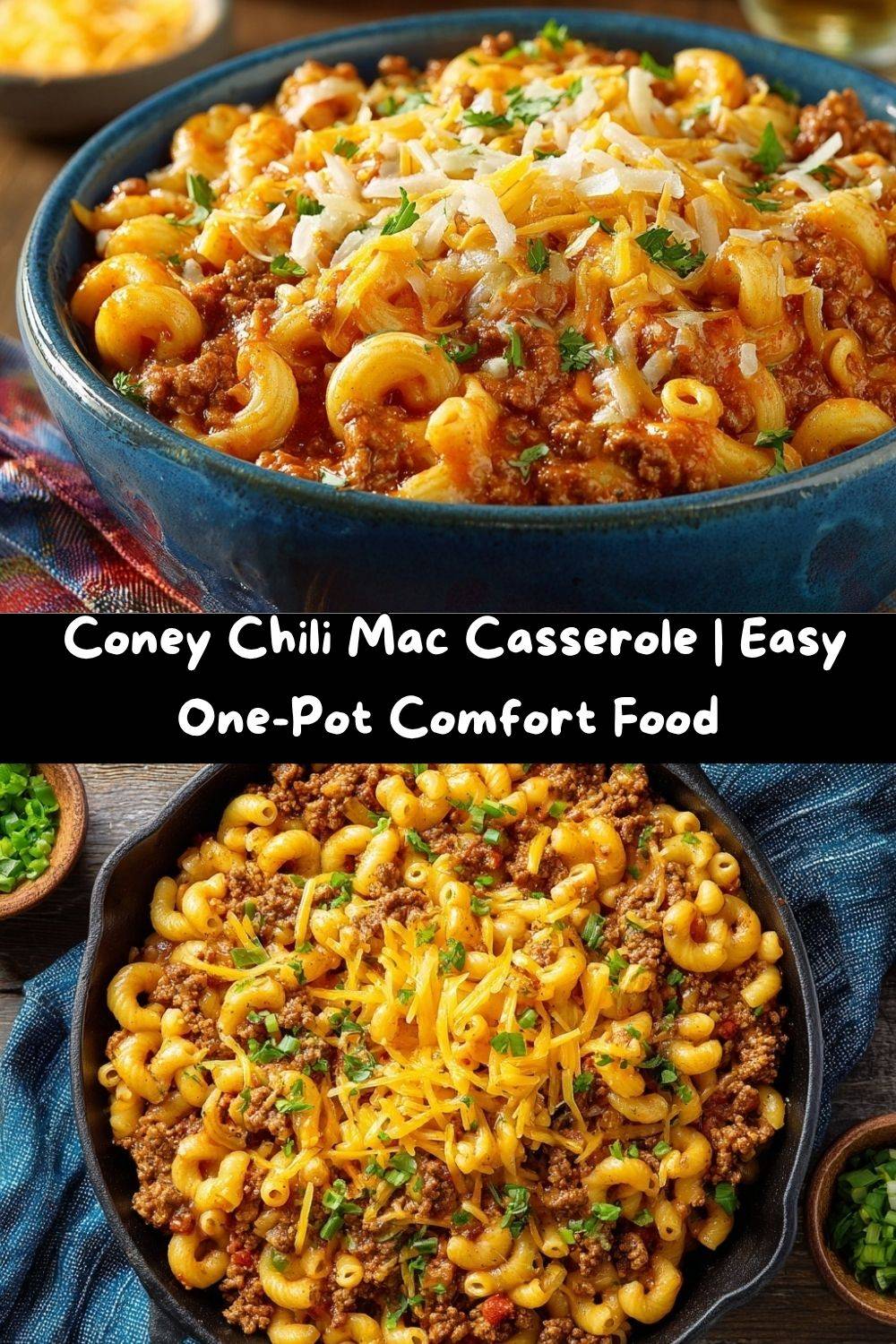 Coney Chili Mac Casserole