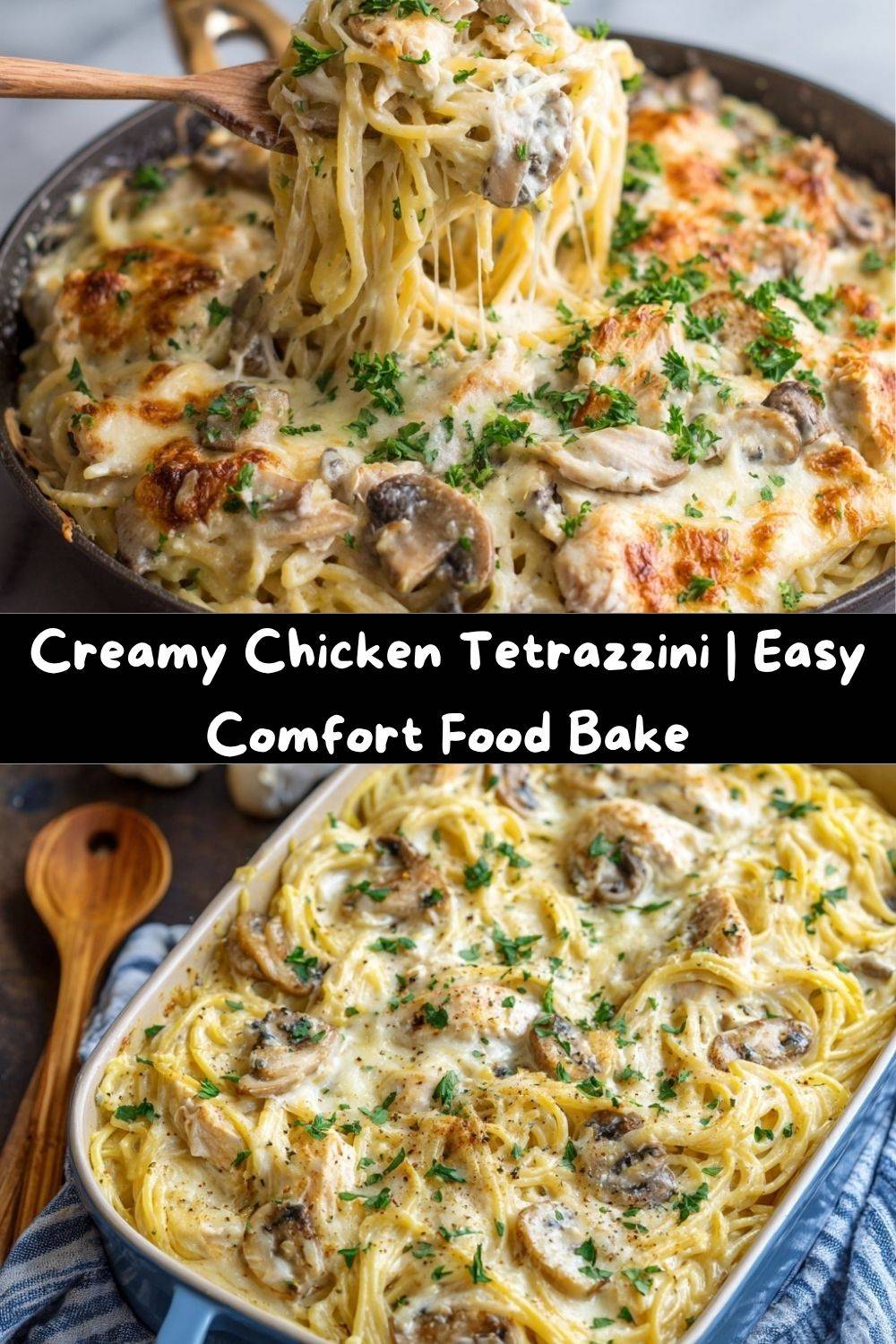 Creamy Chicken Tetrazzini