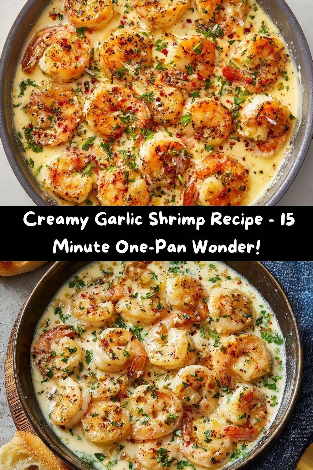 Creamy Garlic Shrimp
