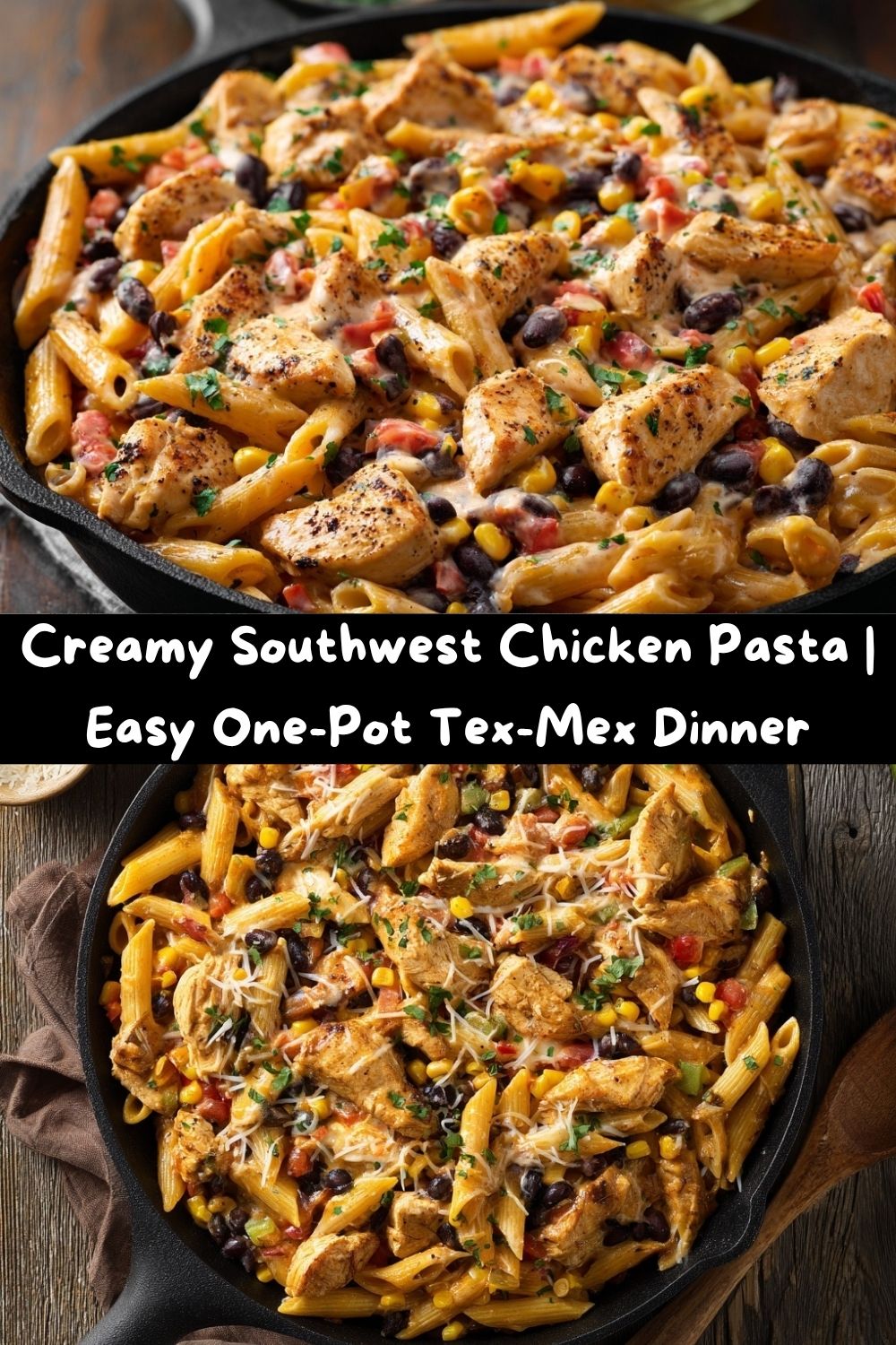 Creamy Southwest Chicken Pasta