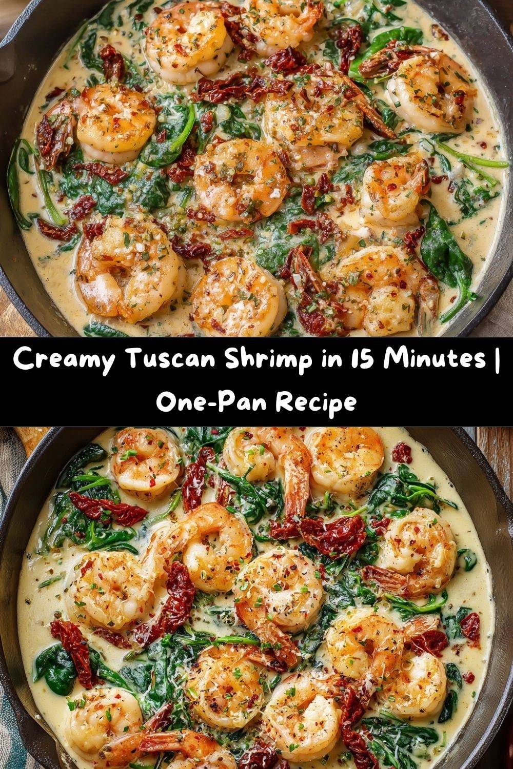 Creamy Tuscan Shrimp with Garlic