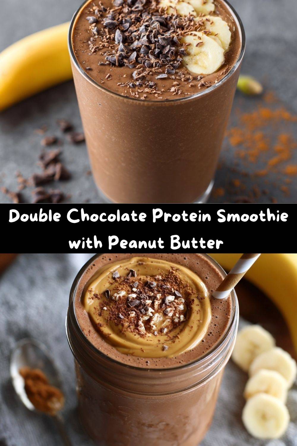 Double Chocolate Protein Power Smoothie