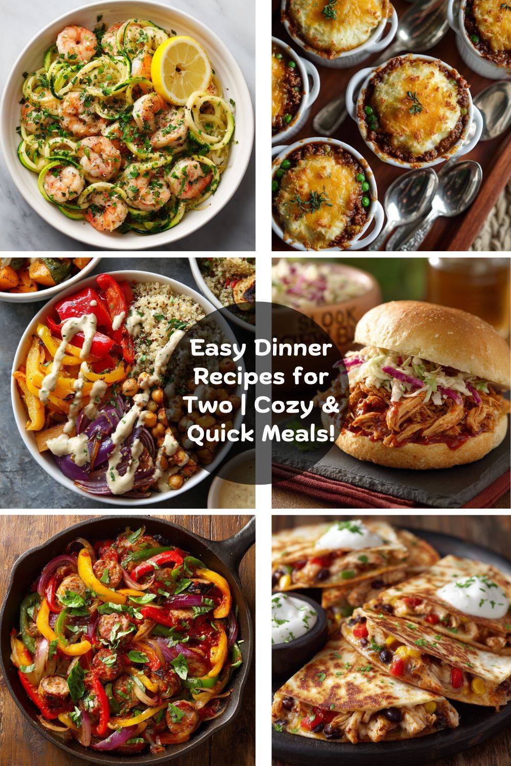 Easy Dinner Recipes for Two