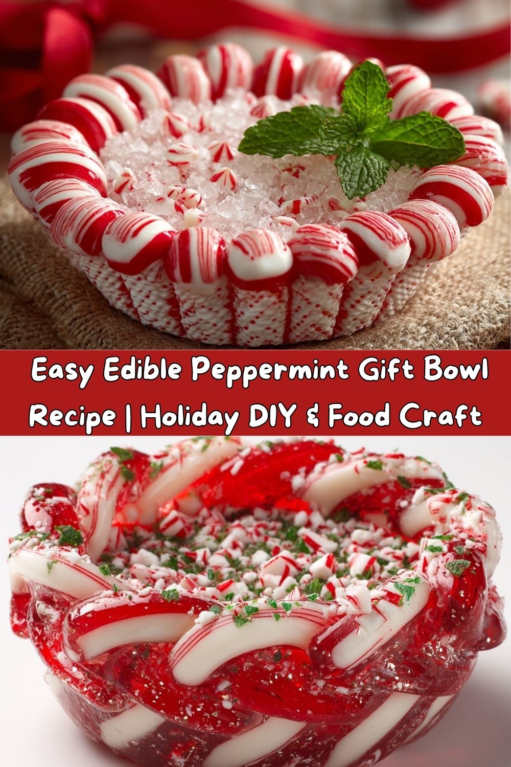 Peppermint Gift Bowl