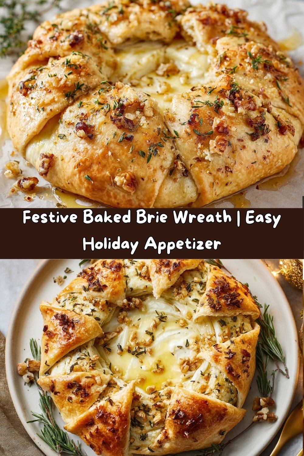 Baked Brie Wreath