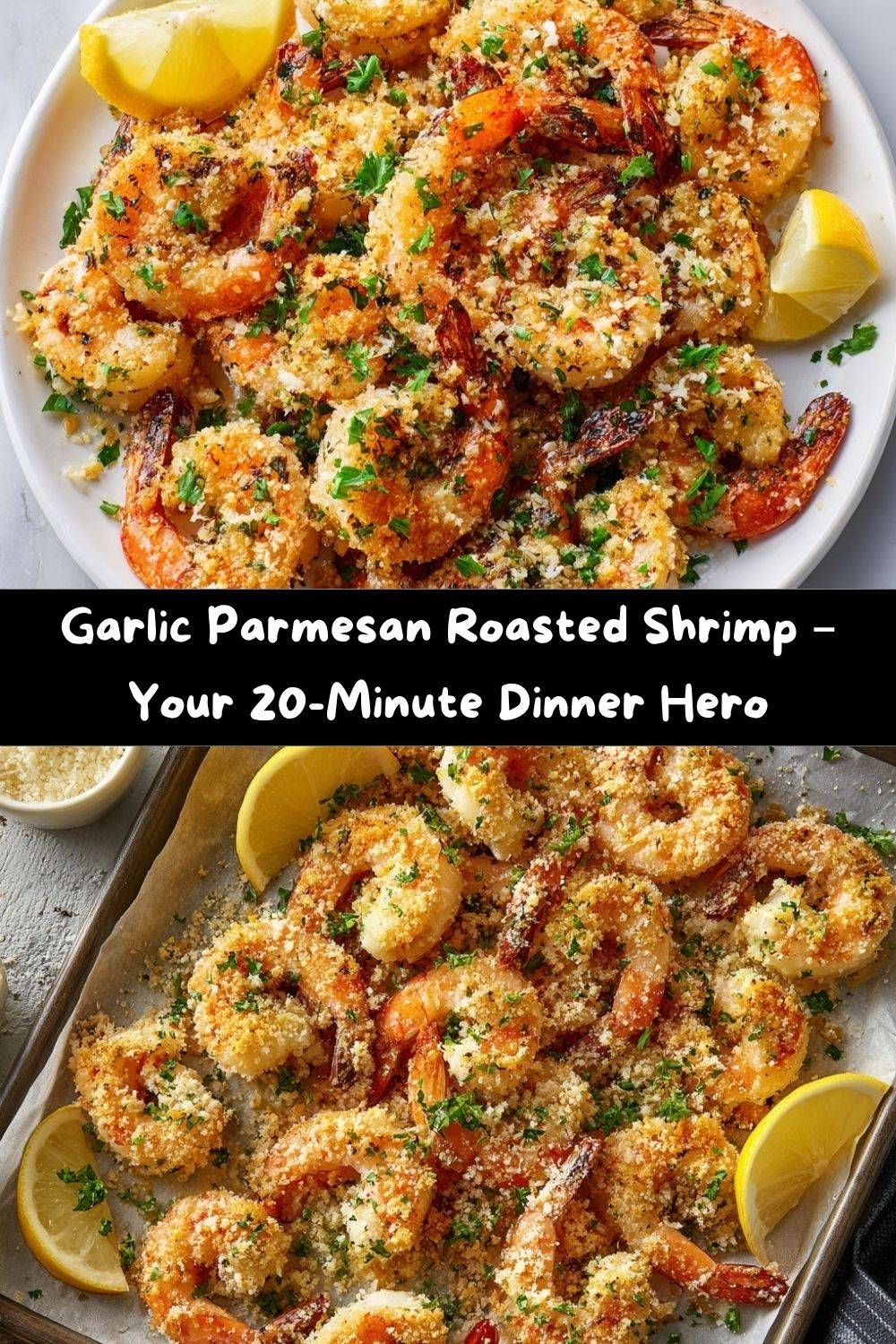 Garlic Parmesan Roasted Shrimp