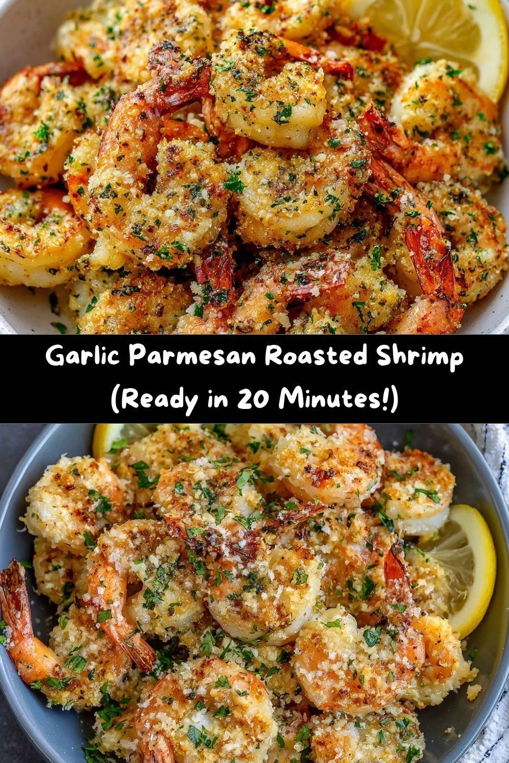 Garlic Parmesan Roasted Shrimp