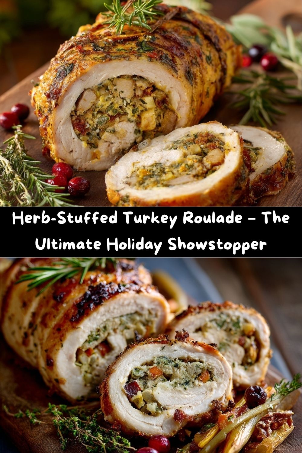 Herb-Stuffed Turkey Roulade
