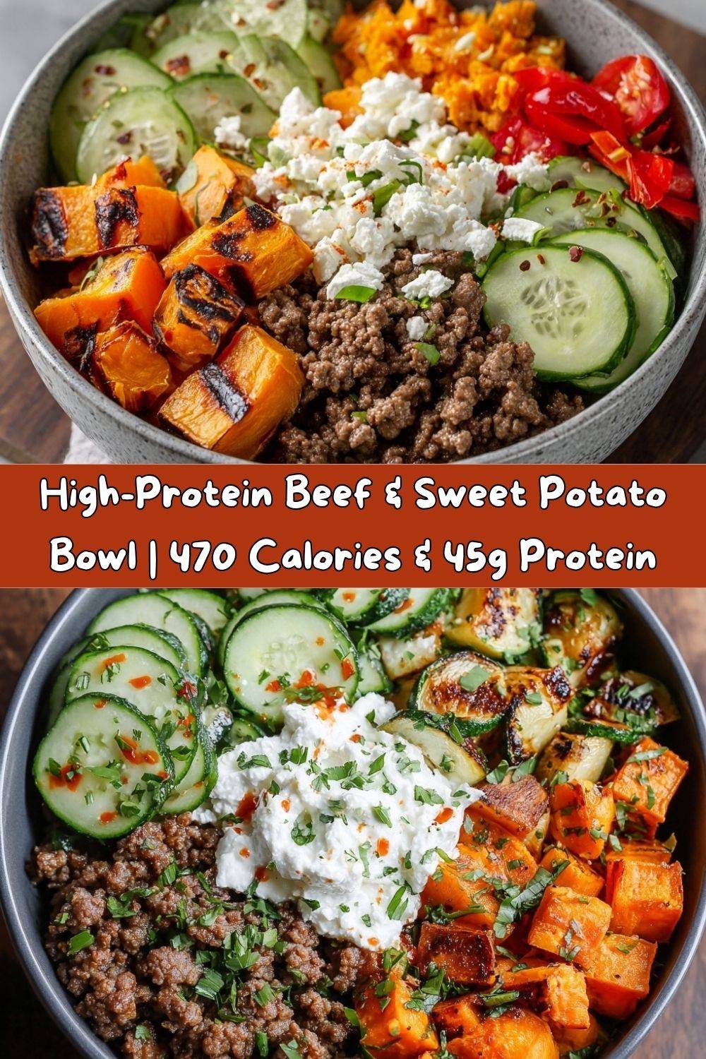 High-Protein Beef & Sweet Potato Bowl