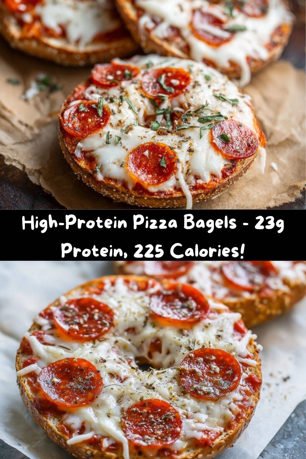 High-Protein Pizza Bagels