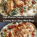 High-Protein Tuscan Chicken & Creamy Rice