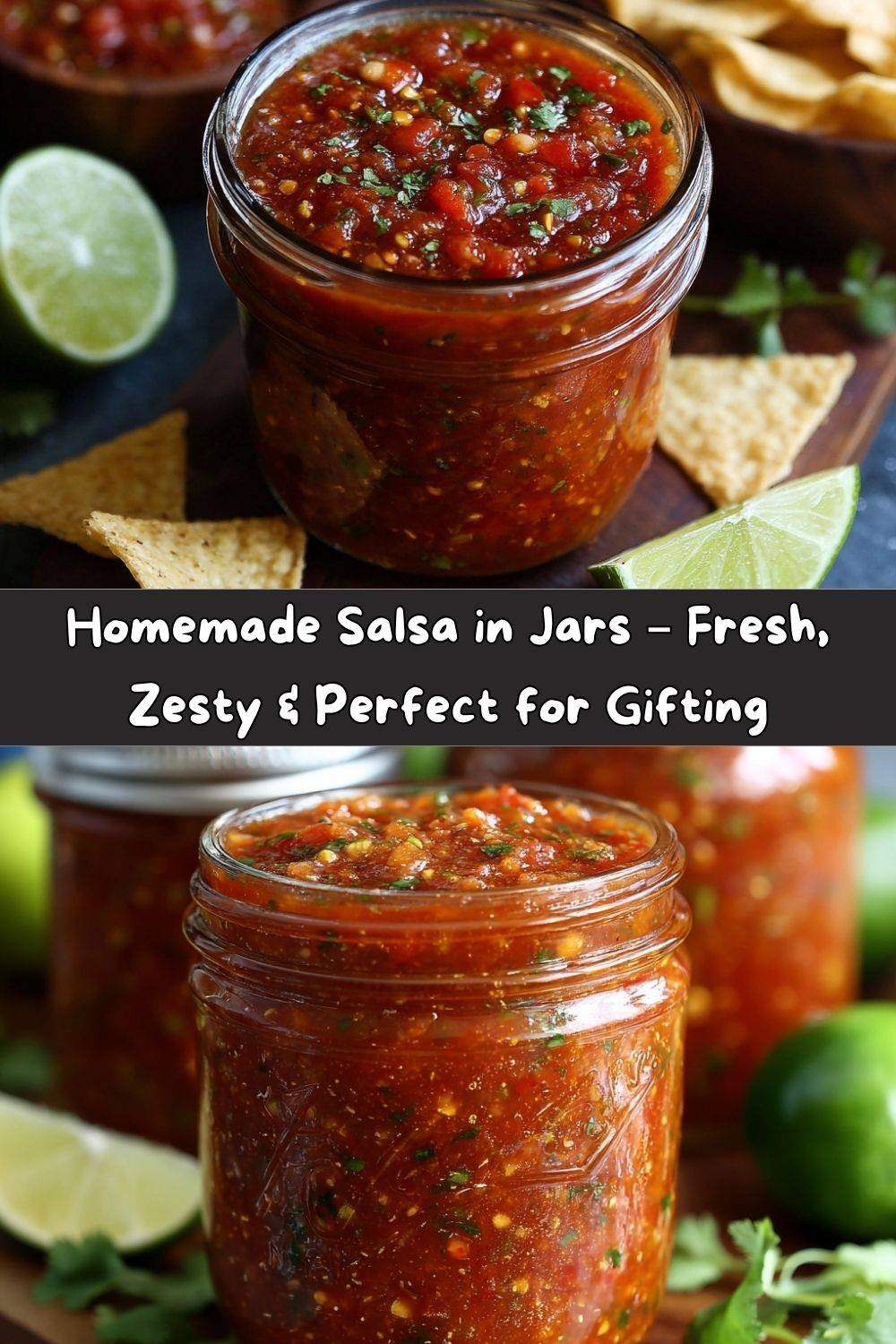 Homemade Salsa in Jars