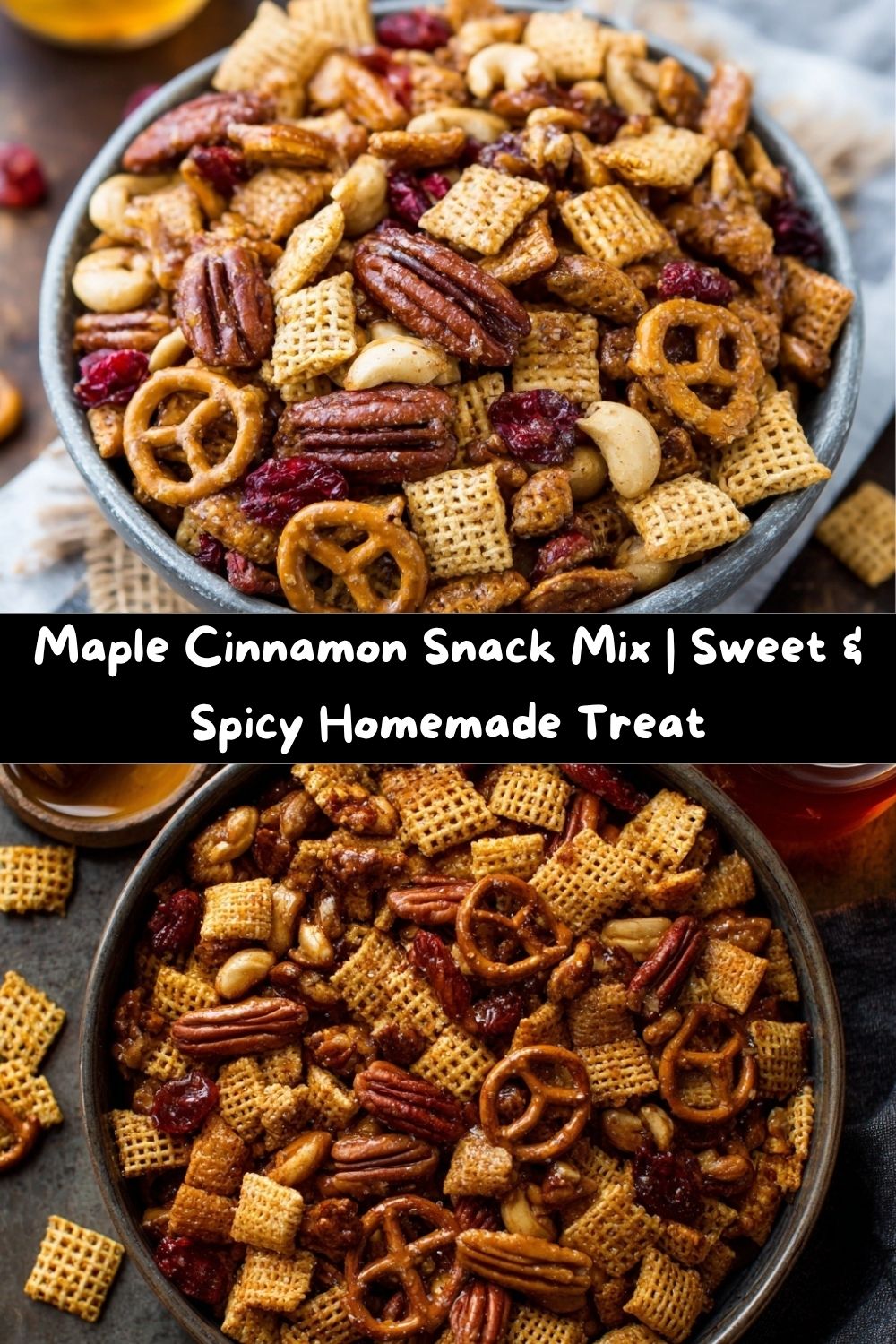 Maple Cinnamon Snack Mix