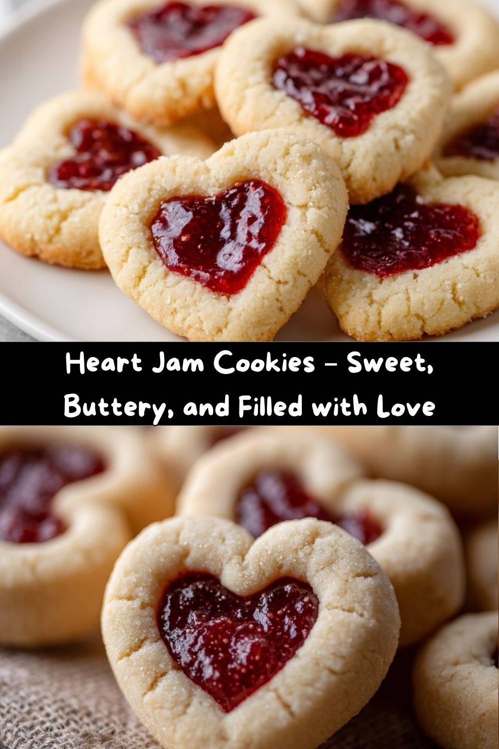 Heart Jam Cookies
