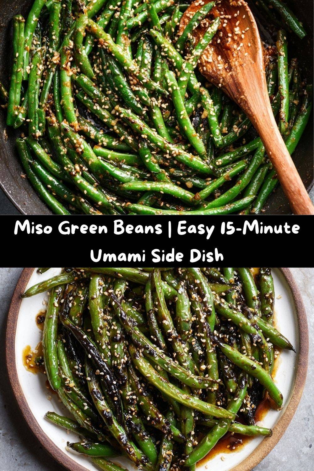 Miso Green Beans