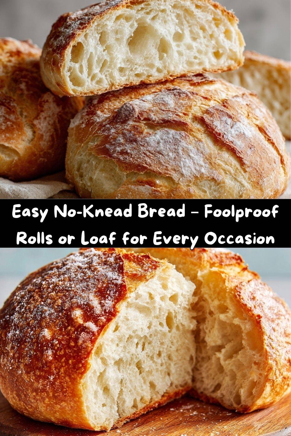 No-Knead Homemade Bread Recipe