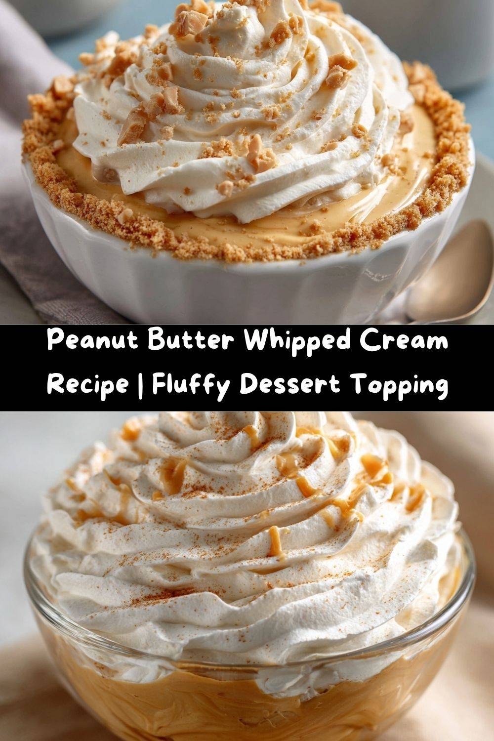 Peanut Butter Whipped Cream