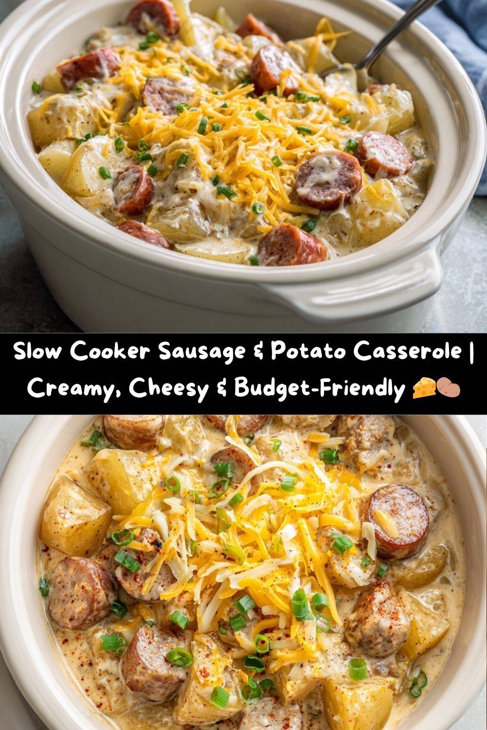 Slow Cooker Sausage and Potato Casserole
