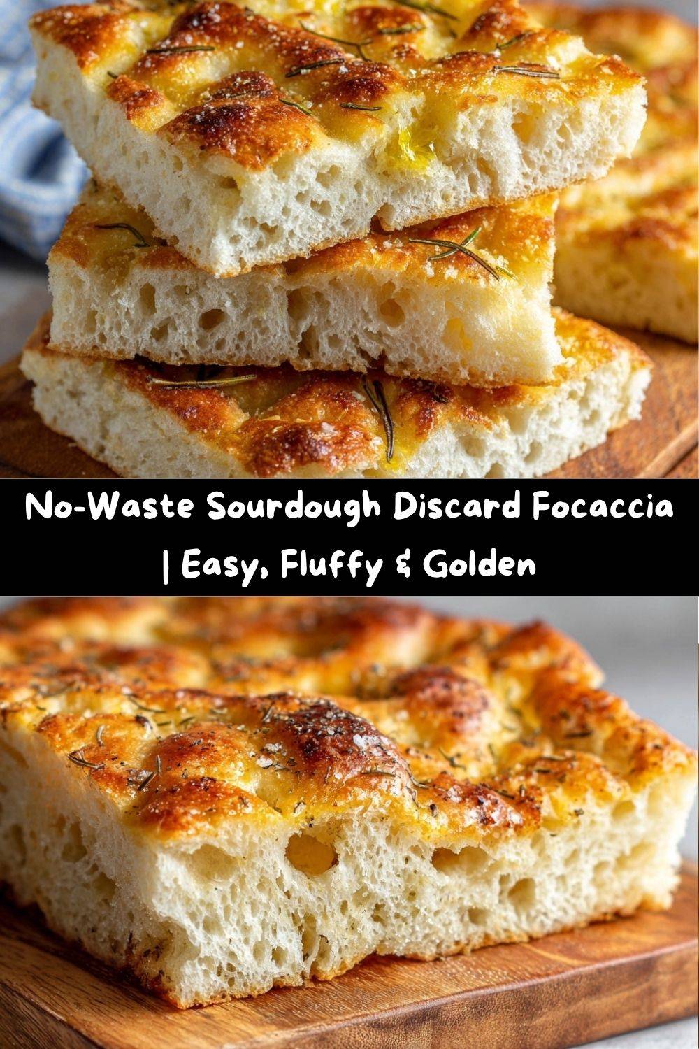 Easy Homemade Sourdough Discard Focaccia