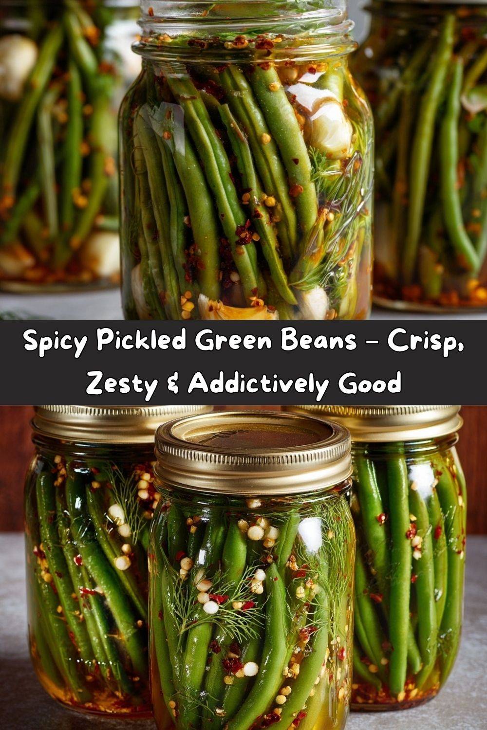 Spicy Pickled Green Beans