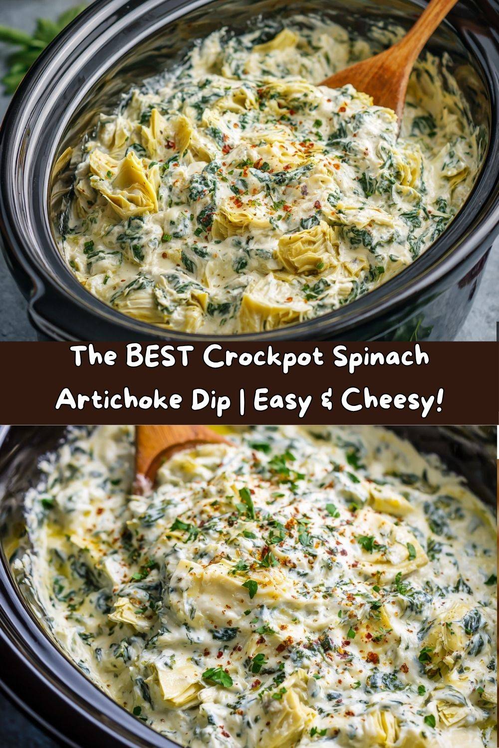 Crockpot Spinach Artichoke Dip