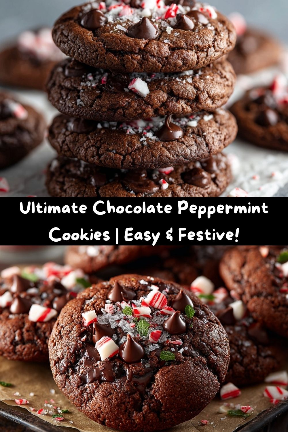 Ultimate Chocolate Peppermint Cookies