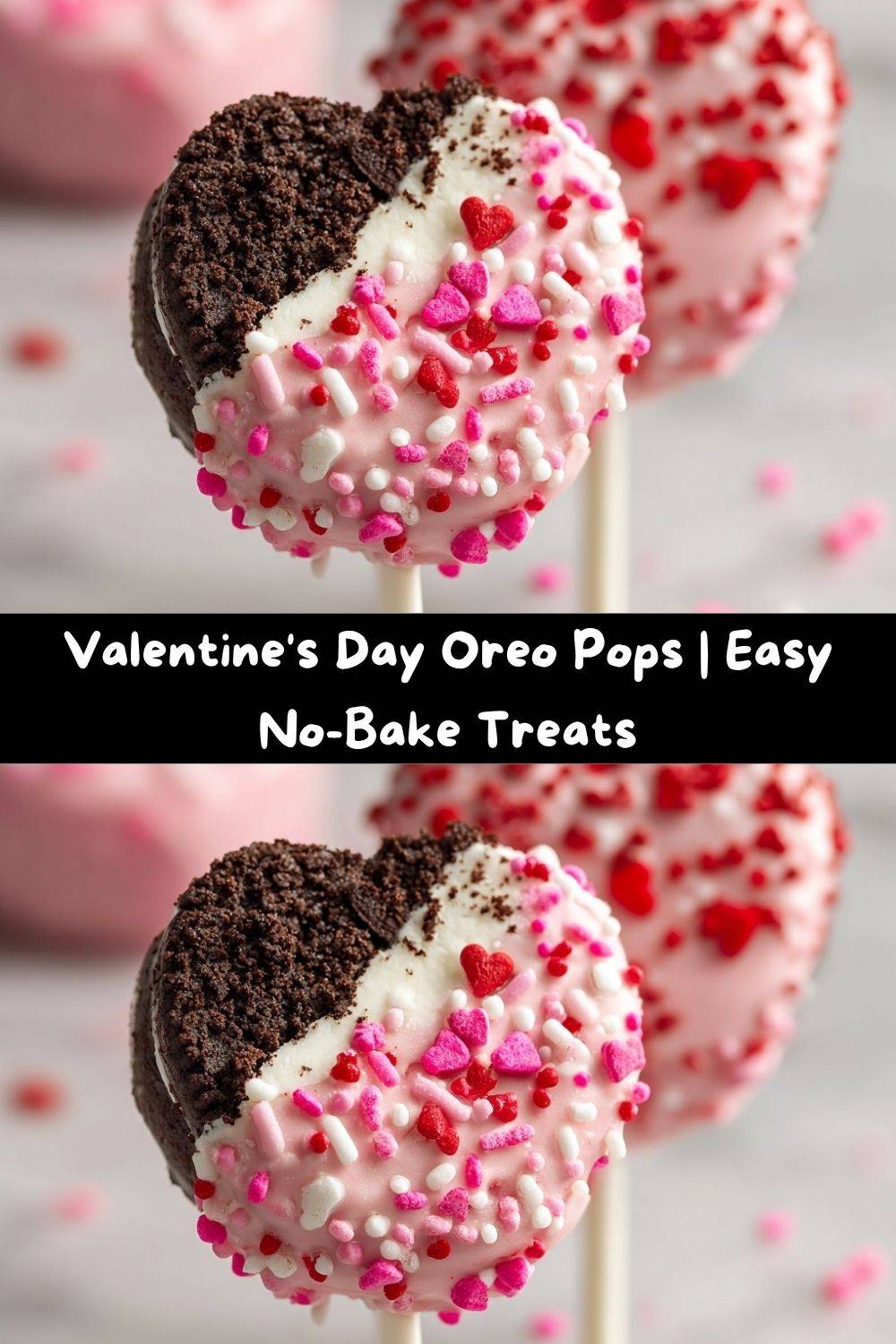 Valentine’s Day Oreo Pops