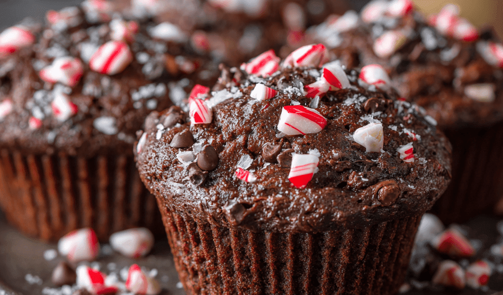 Peppermint Mocha Muffins