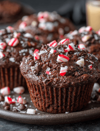 Peppermint Mocha Muffins