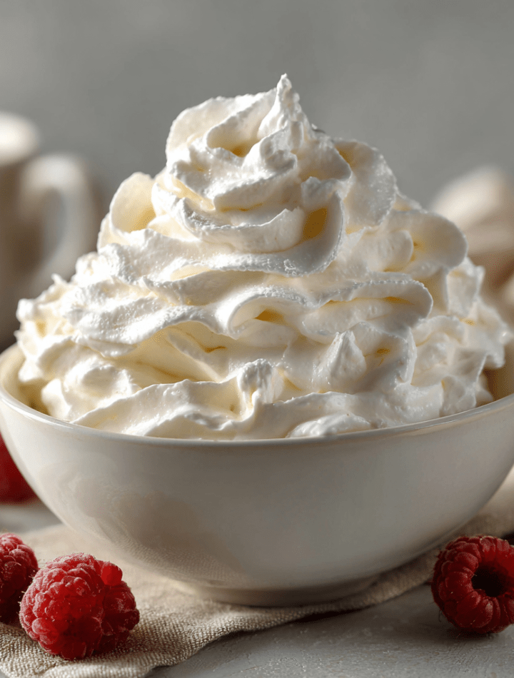 Fluffy Homemade Whipped Cream