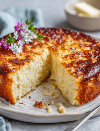 3-Ingredient Creamy Yogurt Cake
