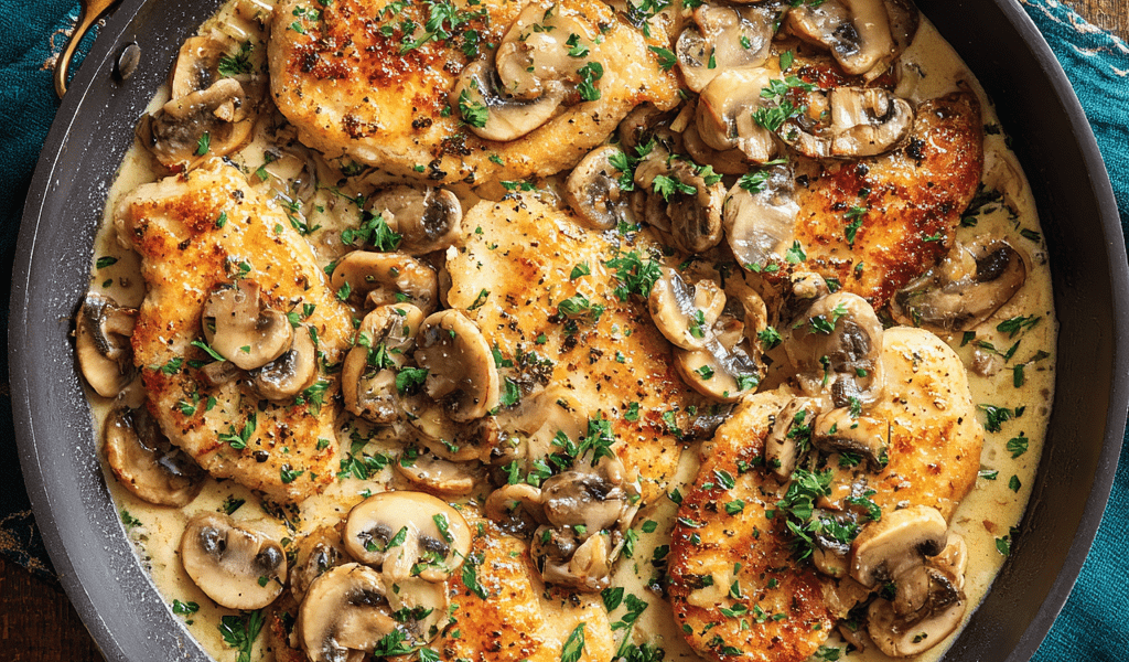 Creamy Chicken Marsala with a Twist
