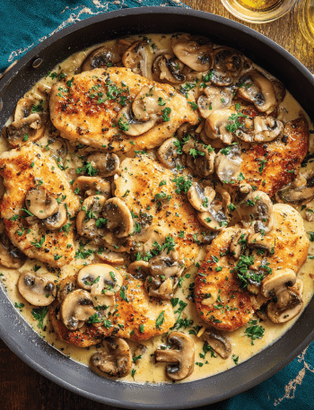 Creamy Chicken Marsala with a Twist