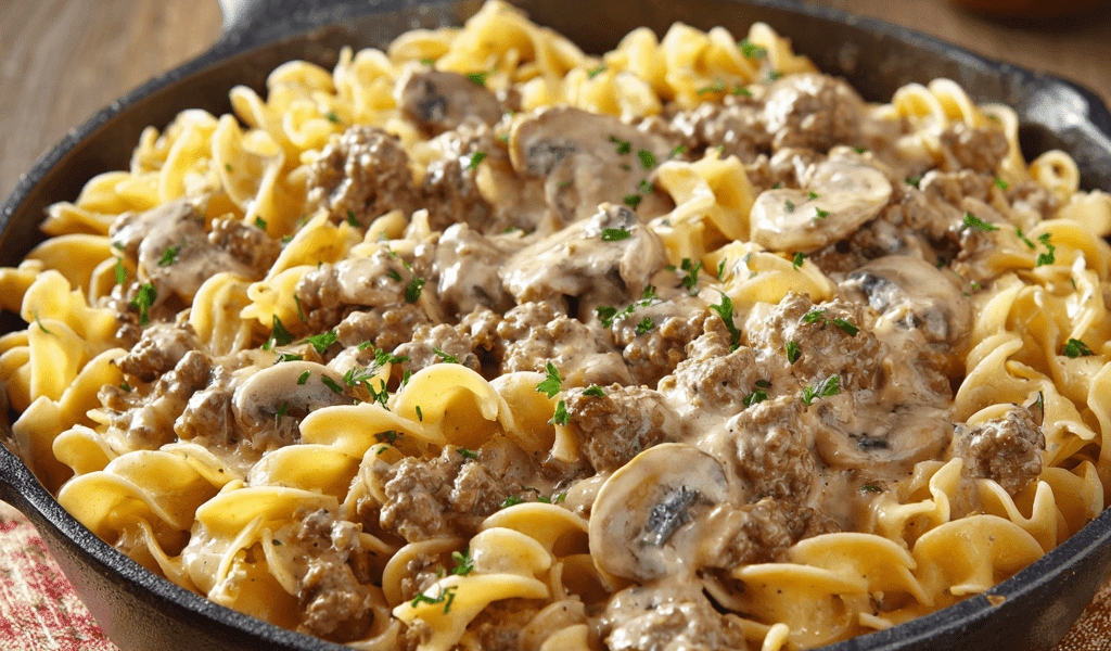 Hamburger Stroganoff Recipe