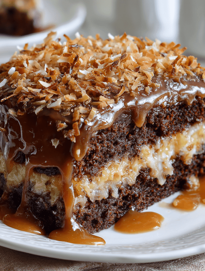 Homestyle German Chocolate Cake