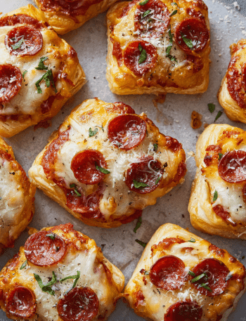 Puff Pastry Pizza Bites