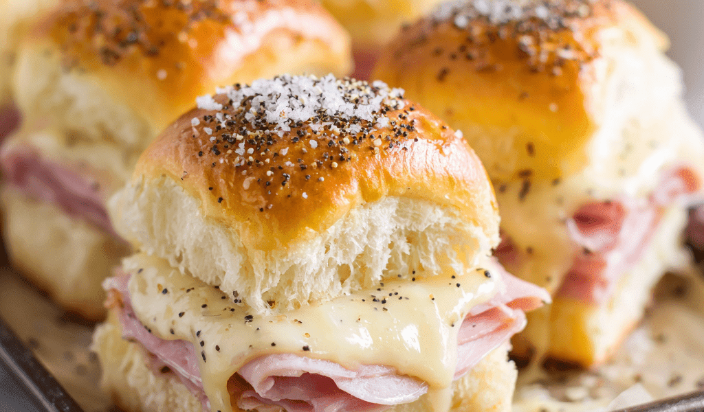 Hot Ham and Cheese Sliders
