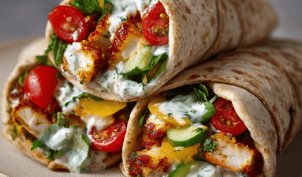 Halloumi Gyro Wraps