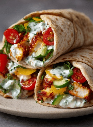 Halloumi Gyro Wraps
