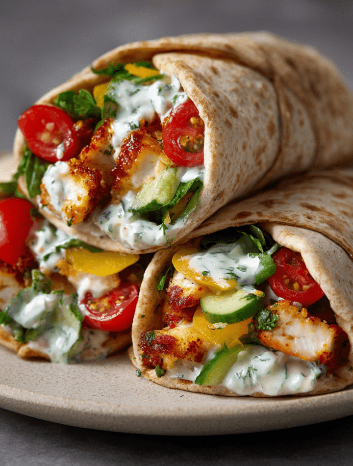 Halloumi Gyro Wraps