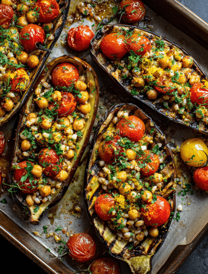 Turkish Eggplant Boats