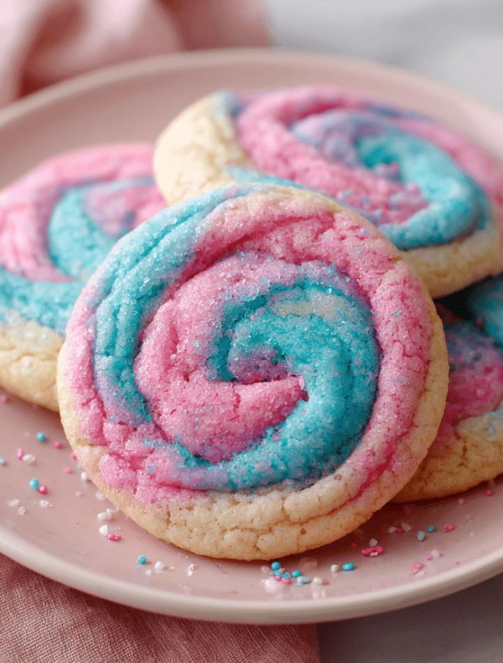 Cotton Candy Sugar Cookies