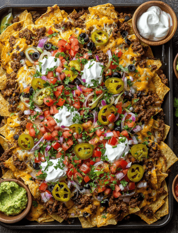Sheet Pan Nachos Supreme