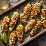 Baked Elote Jalapeño Poppers