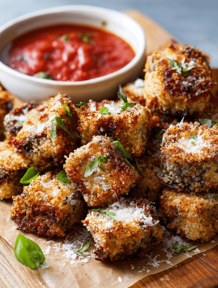 Eggplant Parmesan Bites
