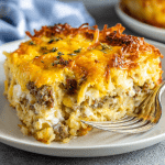 Easy Overnight Crock Pot Breakfast Casserole