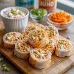 Buffalo Chicken Dip Sushi Rolls