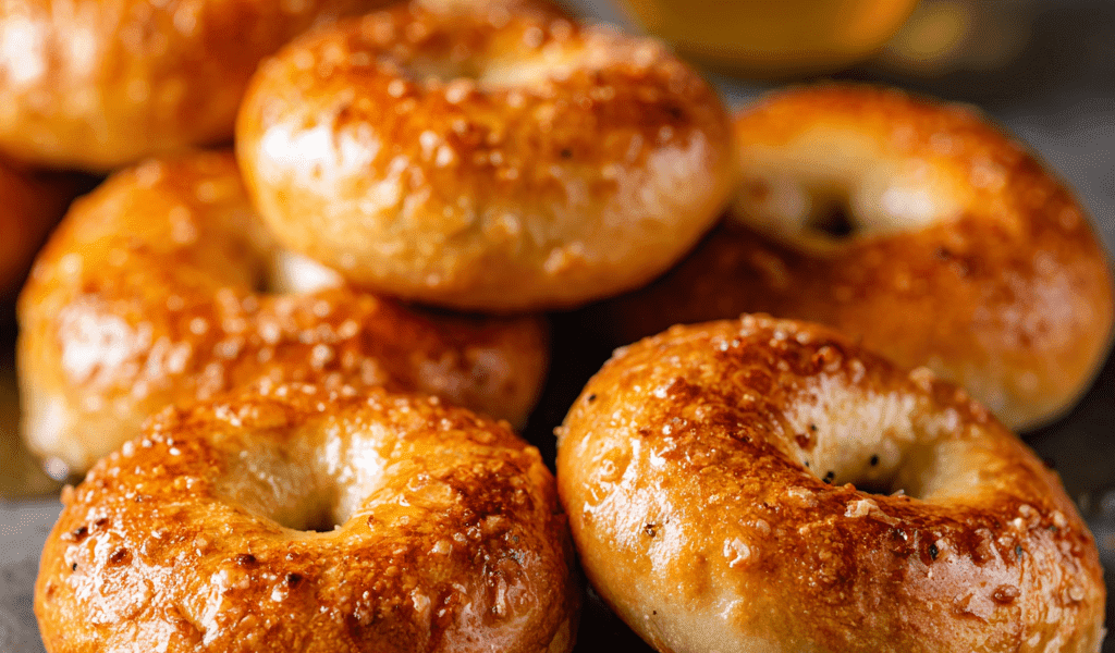 Golden Honey Bagels with a Sweet Twist