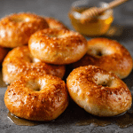 Golden Honey Bagels with a Sweet Twist