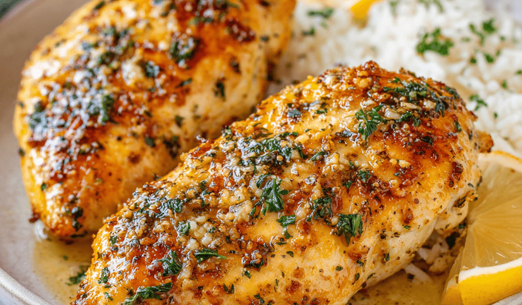 Garlic Butter Baked Chicken Breast